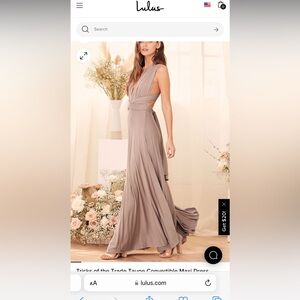 Lulus Convertible Dress- Navy Blue